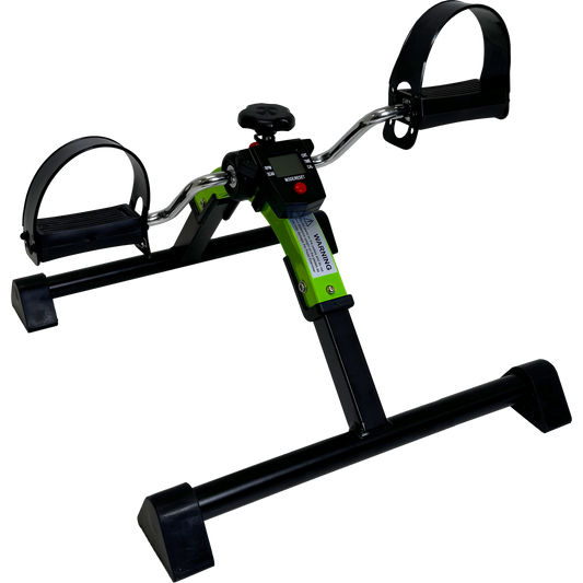Folding Pedal Exerciser with Pedometer